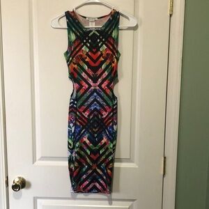 women’s multicolor party dress